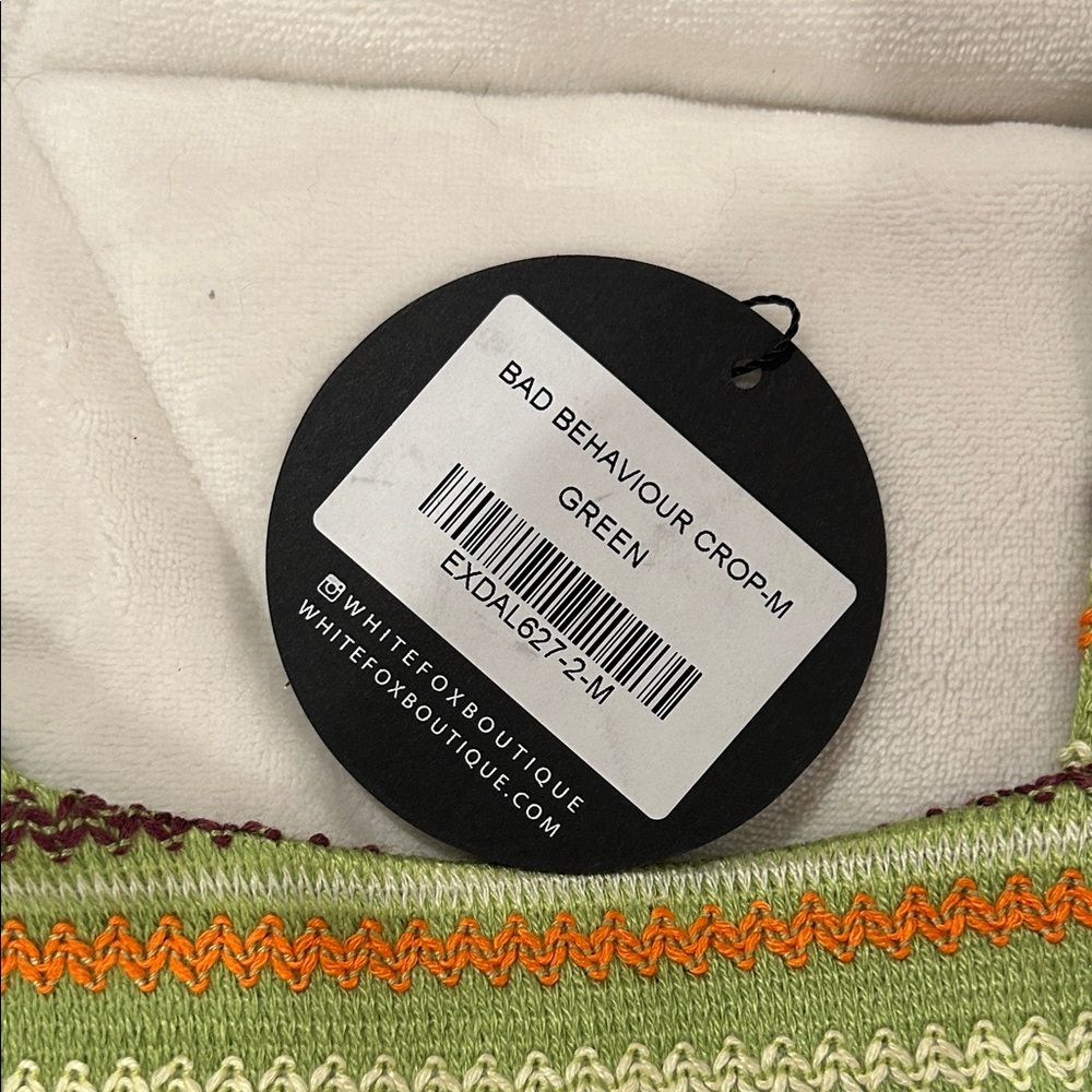 White Fox Boutique Multicolor Knit Top - Picture 3 of 6